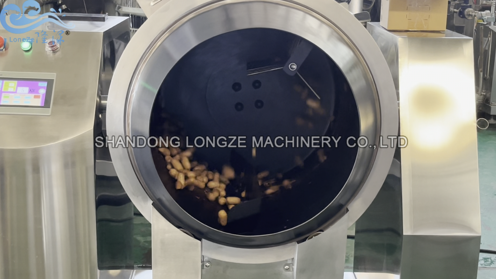 Automatic Industrial Cooking Drum Machine