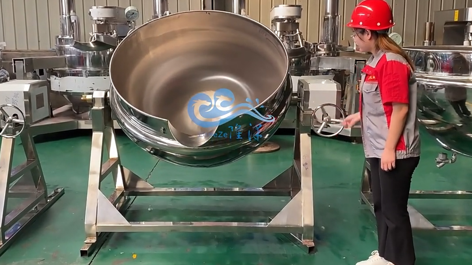 Industrial Steam Jacketed Kettle for Porridge Soup